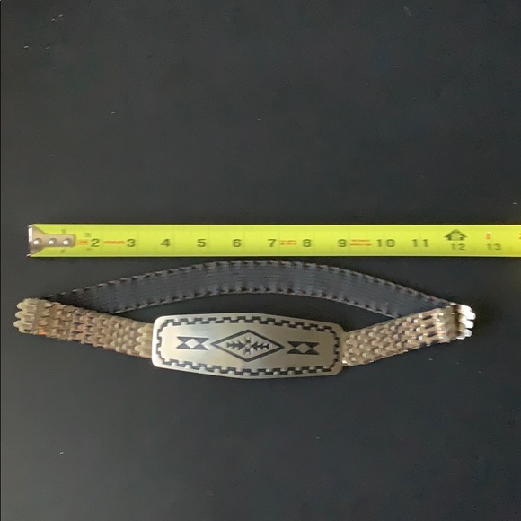 SILVER COLOR METAL SOUTHWEST BELT main image 6